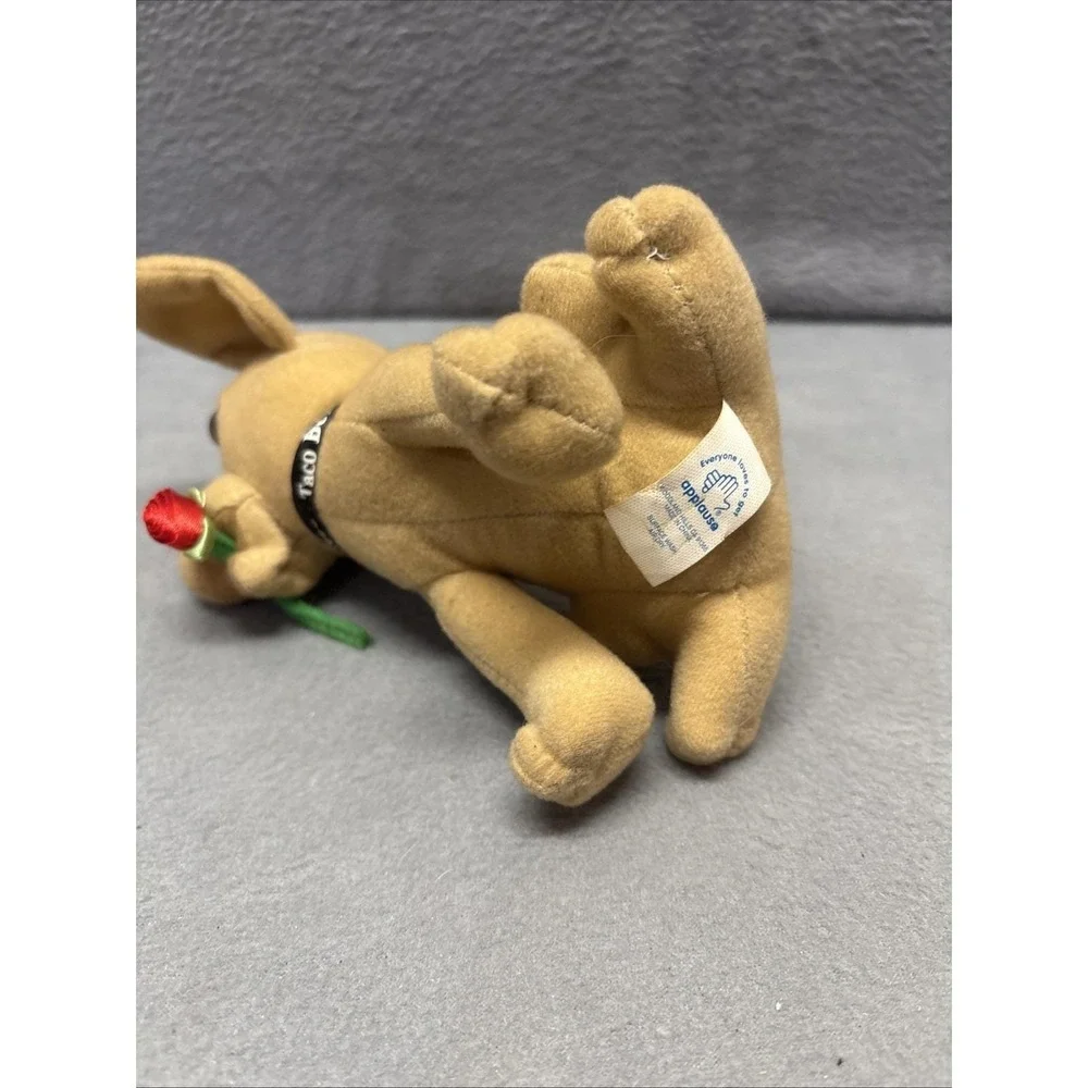 Taco Bell Yo Quiero Chihuahua Advertising Plush Dog w Rose Sound Not Working